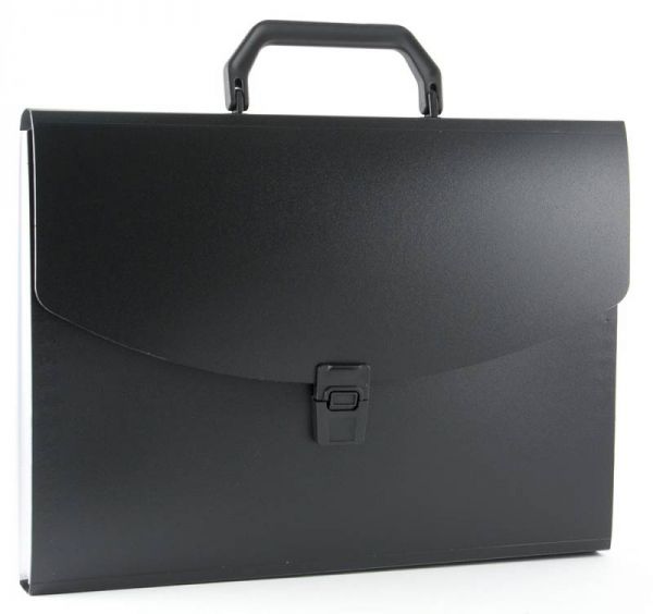 Портфель Бюрократ BPP6 6 отделений А4 пластик 0.7мм ассорти